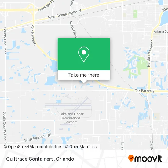 Gulftrace Containers map