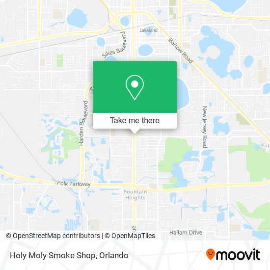 Holy Moly Smoke Shop map