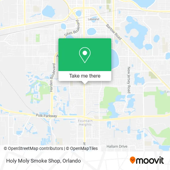Holy Moly Smoke Shop map