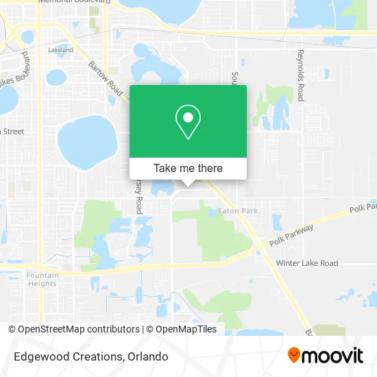 Edgewood Creations map