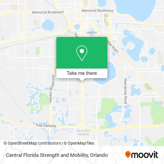 Mapa de Central Florida Strength and Mobility