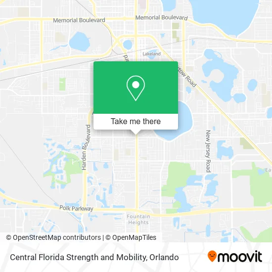 Central Florida Strength and Mobility map