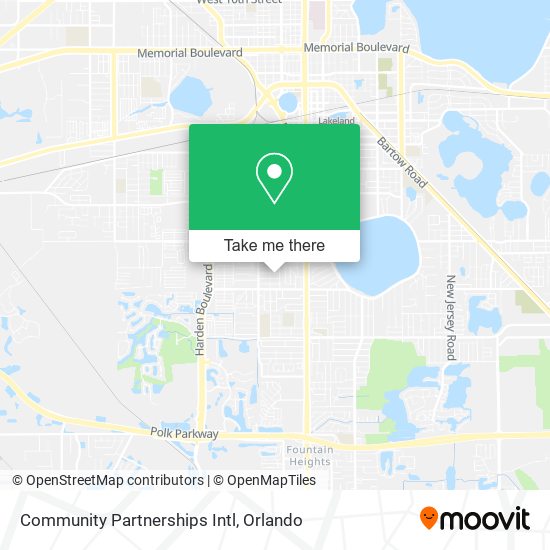 Mapa de Community Partnerships Intl