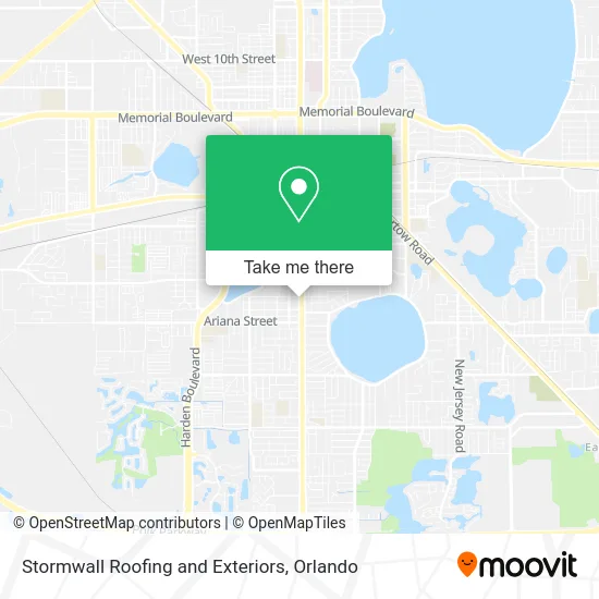 Stormwall Roofing and Exteriors map