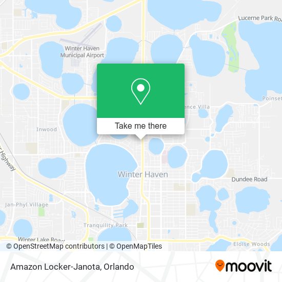 Amazon Locker-Janota map