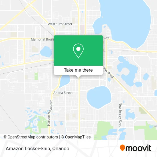 Amazon Locker-Snip map