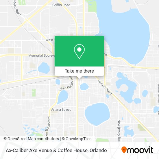Mapa de Ax-Caliber Axe Venue & Coffee House