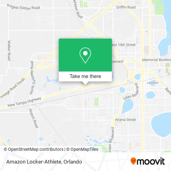 Mapa de Amazon Locker-Athlete