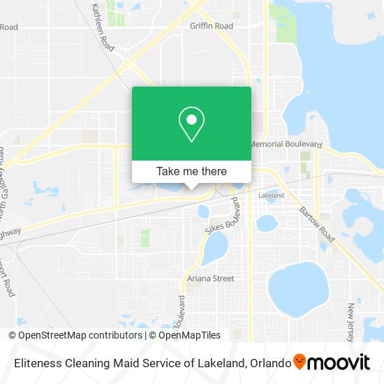 Eliteness Cleaning Maid Service of Lakeland map