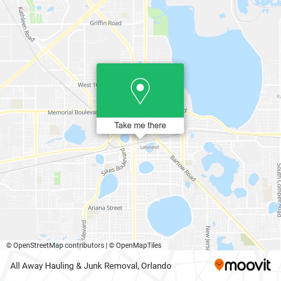 Mapa de All Away Hauling & Junk Removal