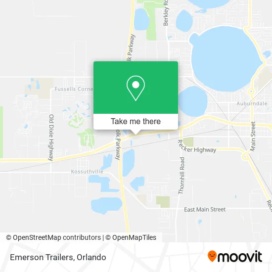 Emerson Trailers map