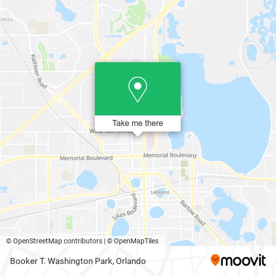 Booker T. Washington Park map