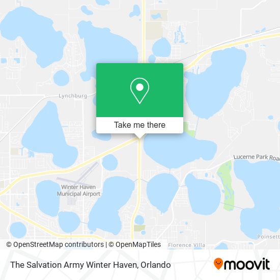 The Salvation Army Winter Haven map