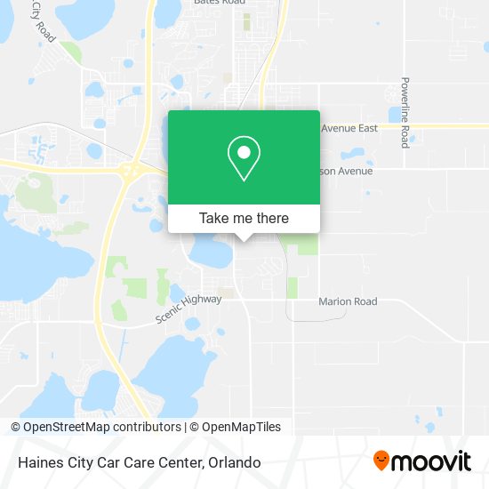 Haines City Car Care Center map