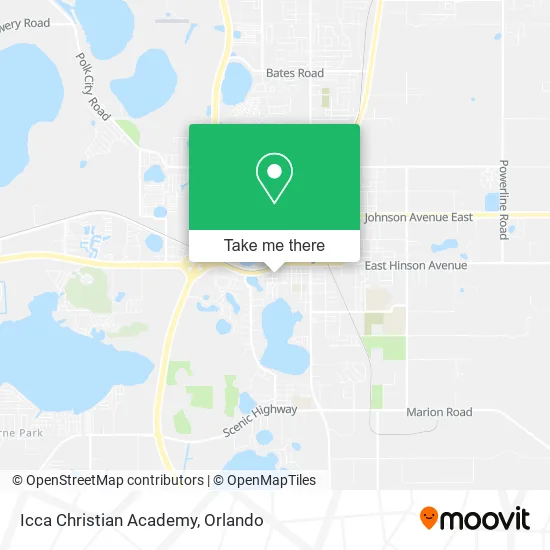 Icca Christian Academy map