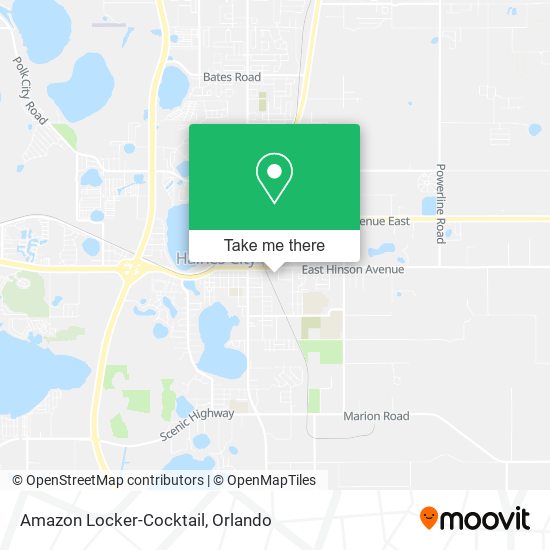 Mapa de Amazon Locker-Cocktail