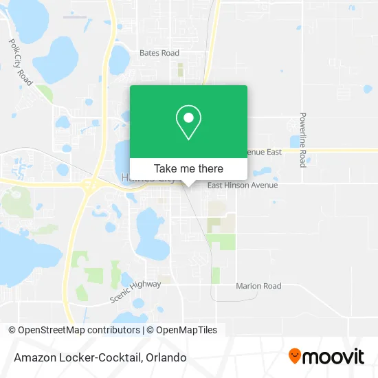 Amazon Locker-Cocktail map
