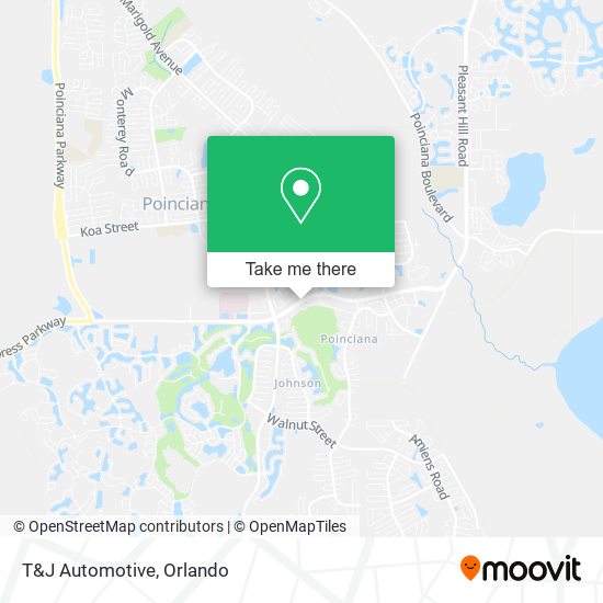 T&J Automotive map