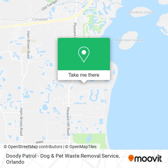 Mapa de Doody Patrol - Dog & Pet Waste Removal Service
