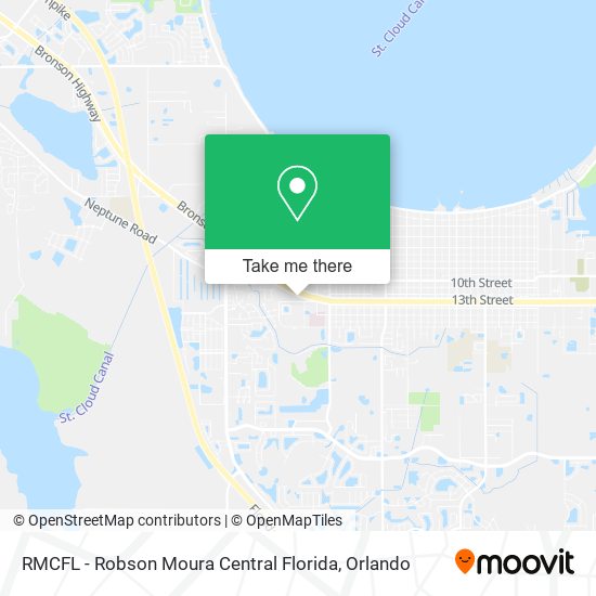 RMCFL - Robson Moura Central Florida map