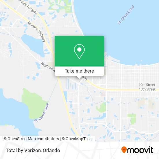 Total by Verizon map