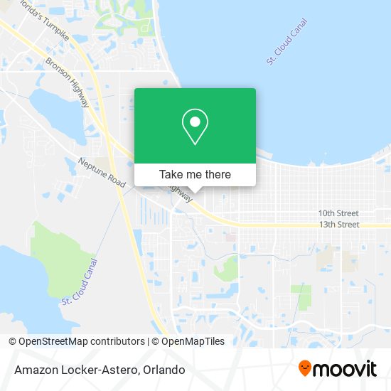 Amazon Locker-Astero map