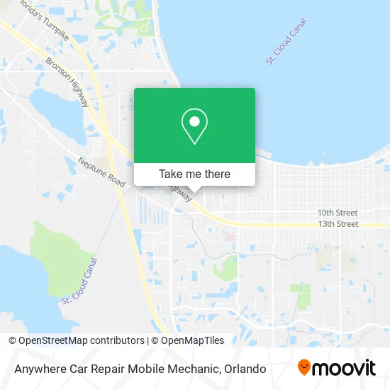 Anywhere Car Repair Mobile Mechanic map