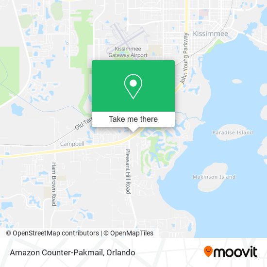 Amazon Counter-Pakmail map