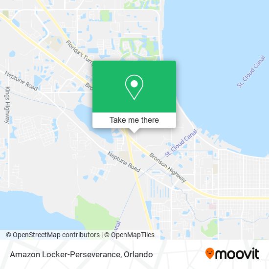 Amazon Locker-Perseverance map