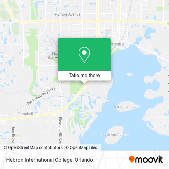 Mapa de Hebron International College
