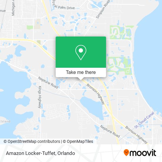 Mapa de Amazon Locker-Tuffet