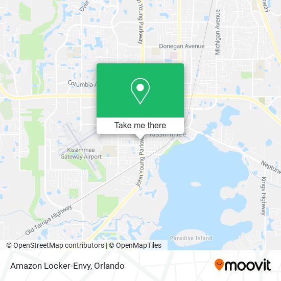 Mapa de Amazon Locker-Envy