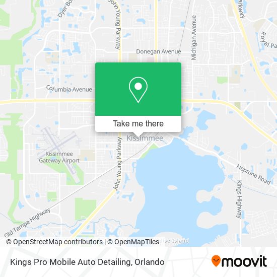 Mapa de Kings Pro Mobile Auto Detailing