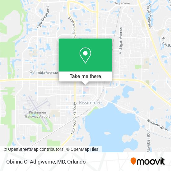 Mapa de Obinna O. Adigweme, MD