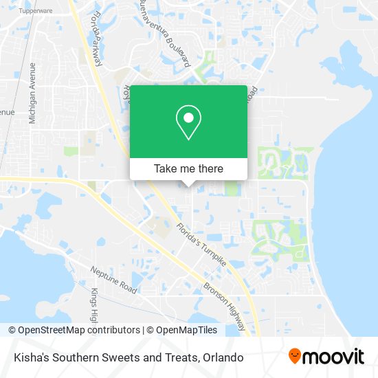 Kisha's Southern Sweets and Treats map