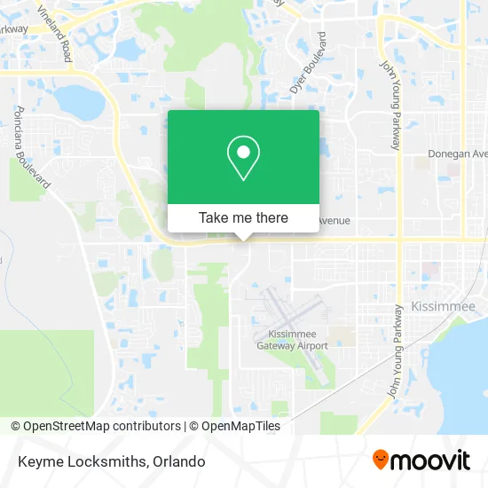 Keyme Locksmiths map