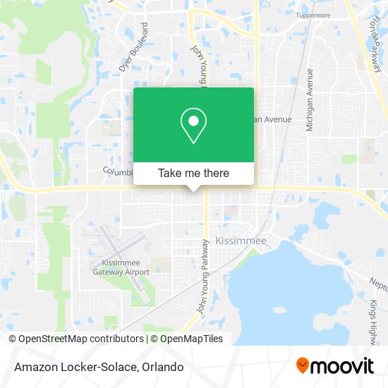 Mapa de Amazon Locker-Solace