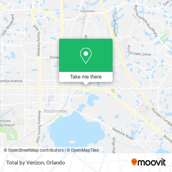 Total by Verizon map
