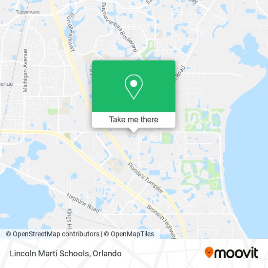 Mapa de Lincoln Marti Schools
