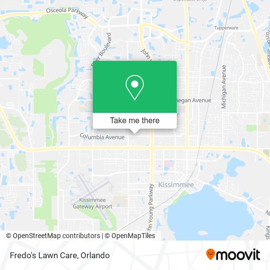 Fredo's Lawn Care map