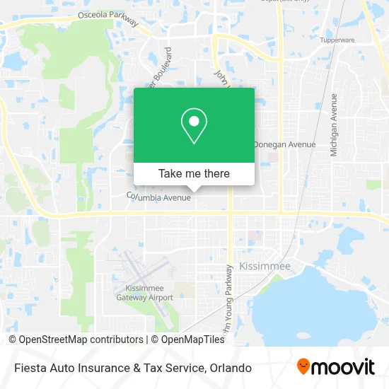 Fiesta Auto Insurance & Tax Service map