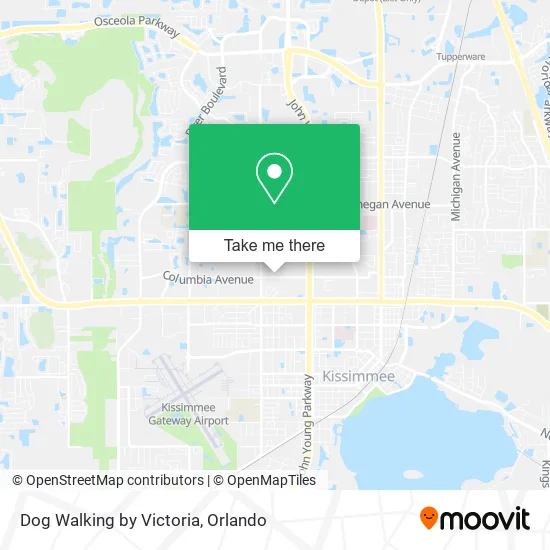 Mapa de Dog Walking by Victoria
