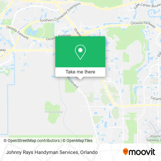 Johnny Rays Handyman Services map