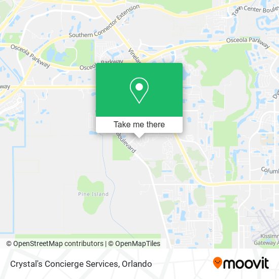 Crystal's Concierge Services map