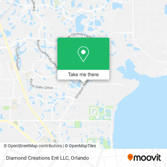 Diamond Creations Ent LLC map