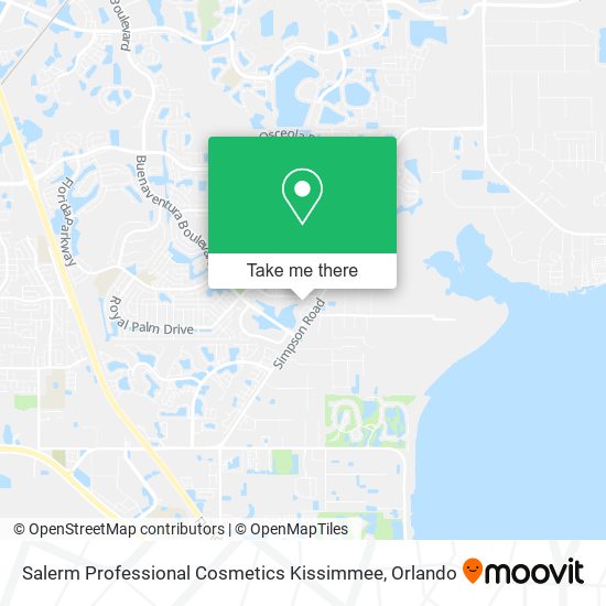 Mapa de Salerm Professional Cosmetics Kissimmee
