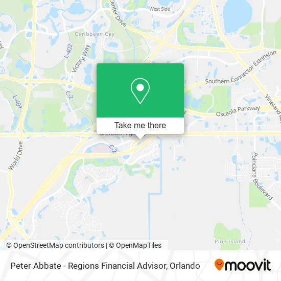 Peter Abbate - Regions Financial Advisor map
