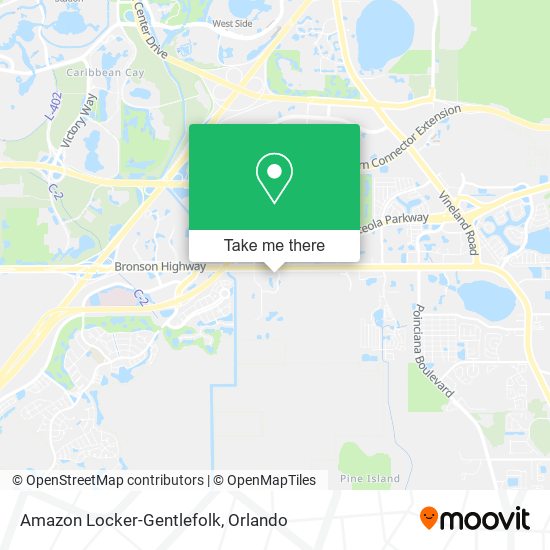 Mapa de Amazon Locker-Gentlefolk