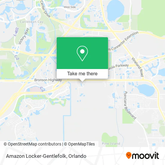 Amazon Locker-Gentlefolk map