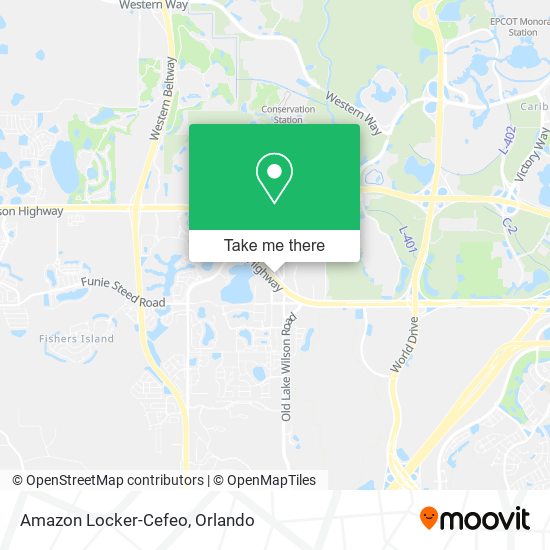 Amazon Locker-Cefeo map